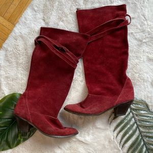 Vintage Suede Boots